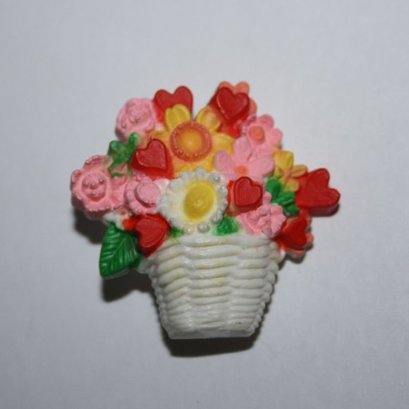 Hallmark Jewelry - Vintage flower Basket Hallmark Brooch